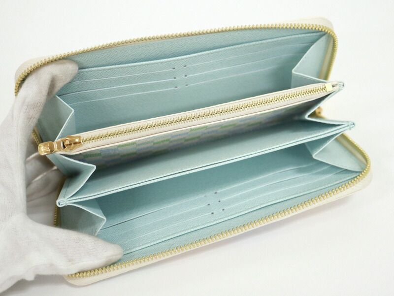 Louis Vuitton Zippy Wallet Damierlicious Pistachio Green