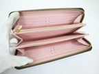 Louis Vuitton Zippy Wallet Monogram Rose Velours Rose Ballerine