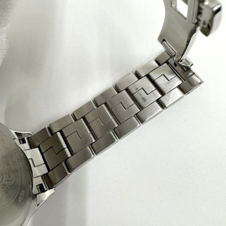 Versace Helenium Watch Ss Qz Blue Dial :silver
