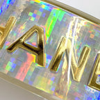 Chanel Barrette Hair Clip Clear Gold :