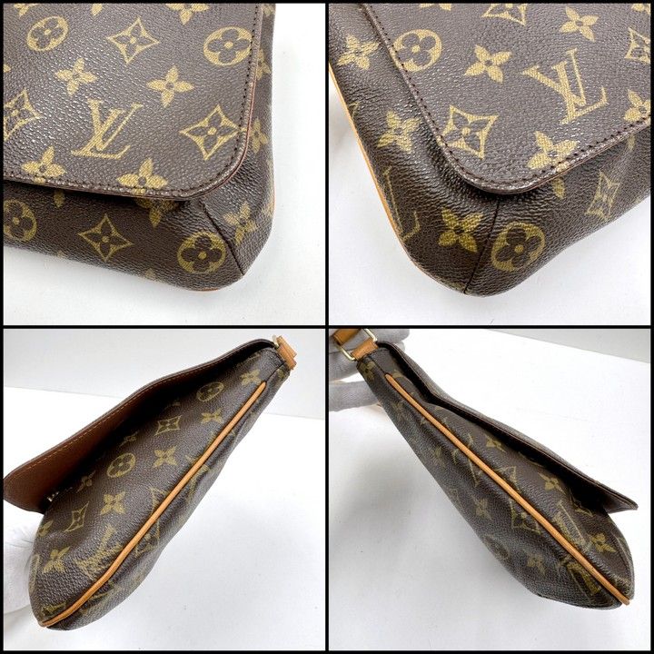 Louis Vuitton Musette Salsa Short Strap Monogram Brown Shoulder Bag