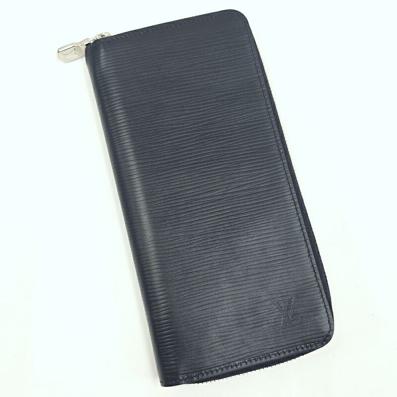 Louis Vuitton Zippy Wallet Vertecal Bifold Epi Noir