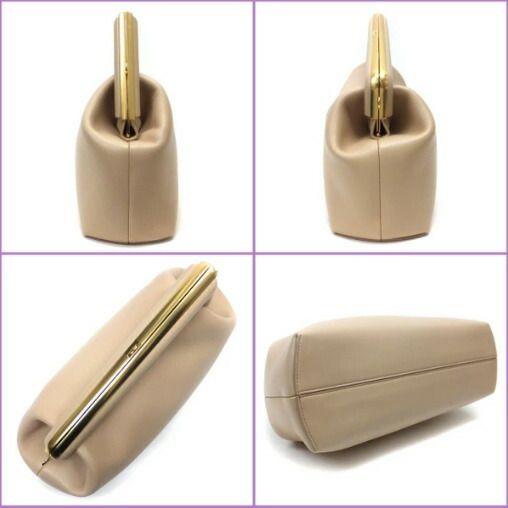 Fendi Fast Shoulder Bag Nappa Leather Pink Gold