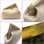 Fendi Fast Shoulder Bag Nappa Leather Pink Gold