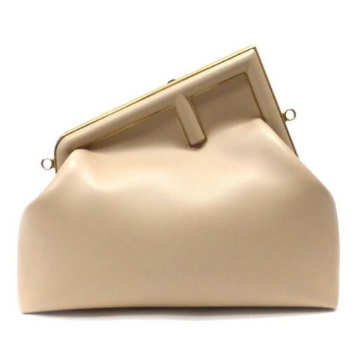 Fendi Fast Shoulder Bag Nappa Leather Pink Gold