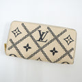 Louis Vuitton Zippy Wallet Monogram Empreinte Broderie :cles -mu Noir Black