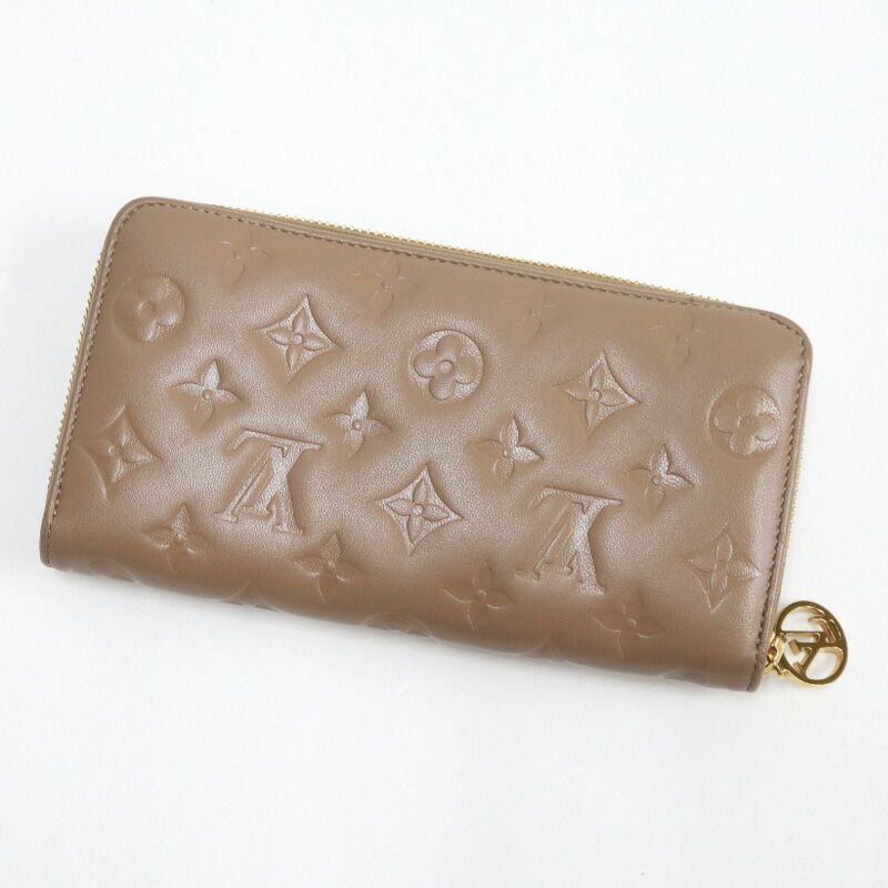 Louis Vuitton Zippy Wallet Monogram Embossed Toplum Leather