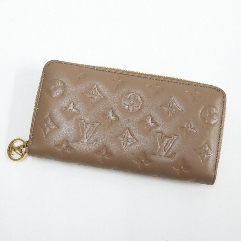 Louis Vuitton Zippy Wallet Monogram Embossed Toplum Leather