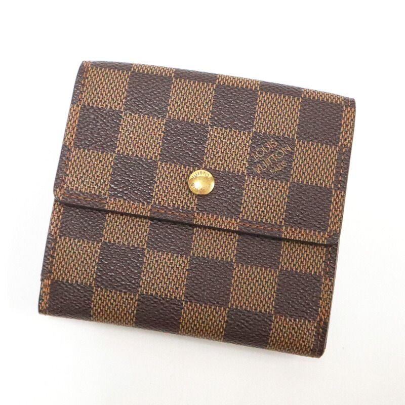 Louis Vuitton Porte Monnaie Billets Cult Cles Bifold Wallet Damier Ebene :ebene