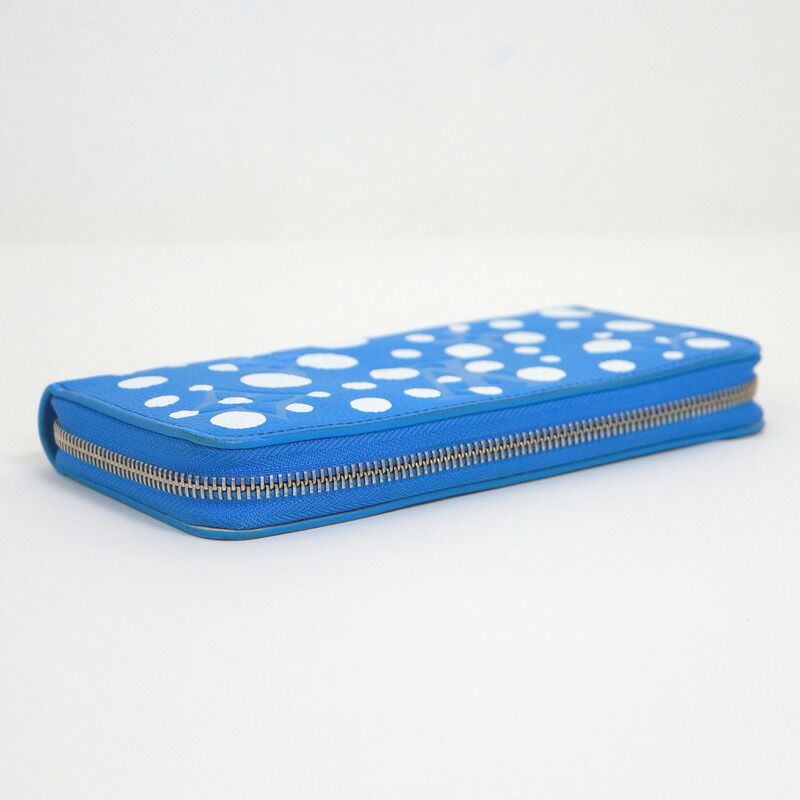 Louis Vuitton Zippy Wallet Infinity Dot Monogram Empreinte Blue Cles :blue-cles -le