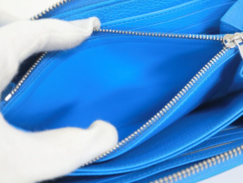 Louis Vuitton Zippy Wallet Infinity Dot Monogram Empreinte Blue Cles :blue-cles -le