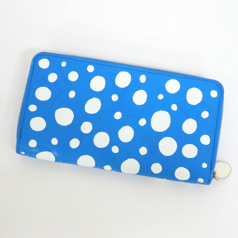 Louis Vuitton Zippy Wallet Infinity Dot Monogram Empreinte Blue Cles :blue-cles -le