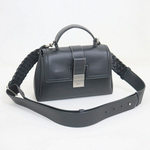 Bottega Veneta Piazza 2-Way Shoulder Bag Leather Black