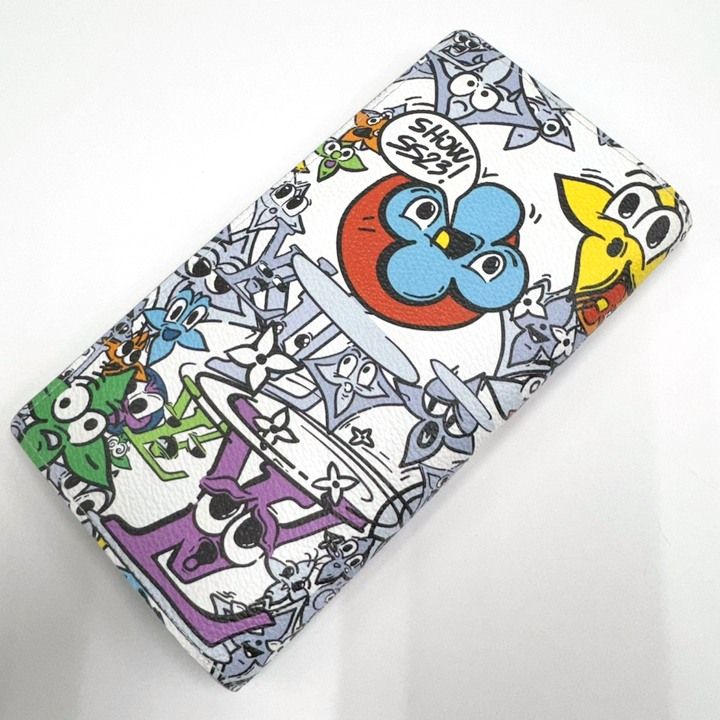 Louis Vuitton Porte Feuille Brother NM Bifold Wallet Monogram Comic :multi-color