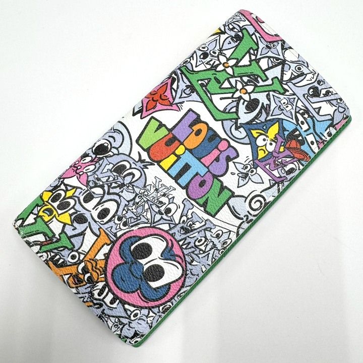 Louis Vuitton Porte Feuille Brother NM Bifold Wallet Monogram Comic :multi-color