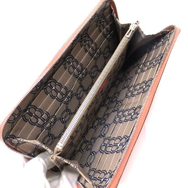 Hermes Azap Long Silk in Wallet Epsom Flamingo Silver :flamingo X