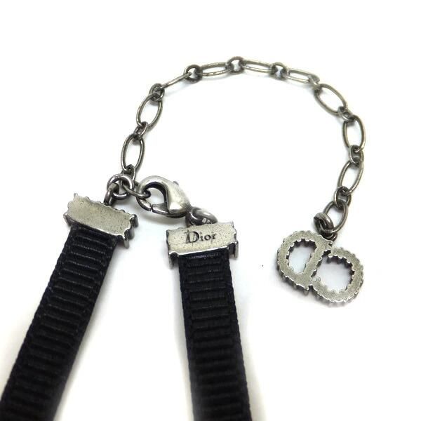 Dior Star Choker Antique Metal Black Multicolor D Porte Bonheur