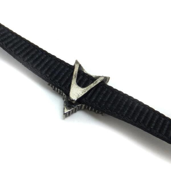 Dior Star Choker Antique Metal Black Multicolor D Porte Bonheur