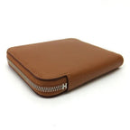 Hermes Azap Silk in Compact Wallet Color Biscuit : Biscuit X