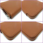 Hermes Azap Silk in Compact Wallet Color Biscuit : Biscuit X