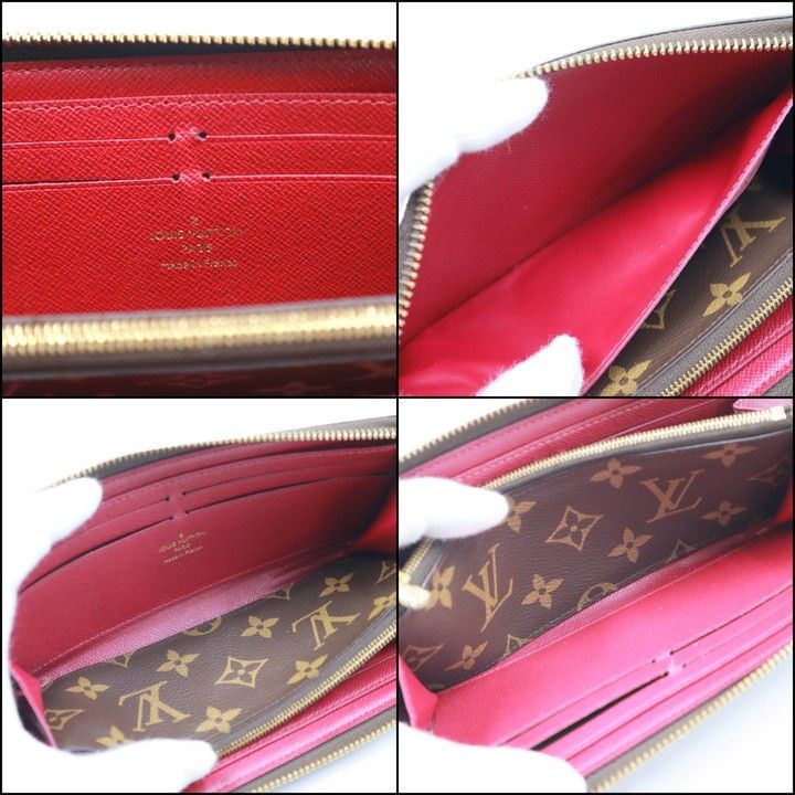 Louis Vuitton Portefeuille Clemence Wallet Monogram Fuchsia