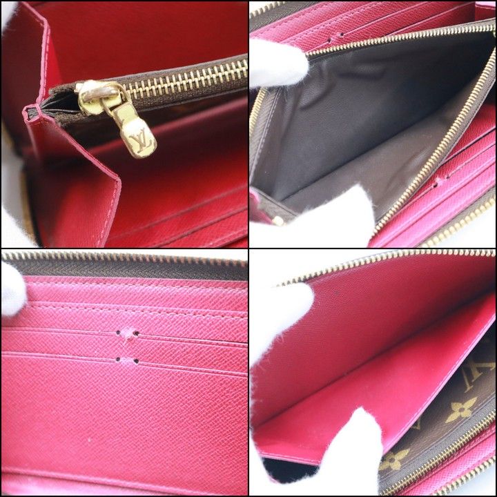 Louis Vuitton Portefeuille Clemence Wallet Monogram Fuchsia