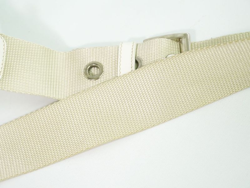 Prada Tessuto Shoulder Bag Pochette Nylon Mint Green White