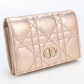 Dior Glycine Wallet Caro Bifold Lambskin