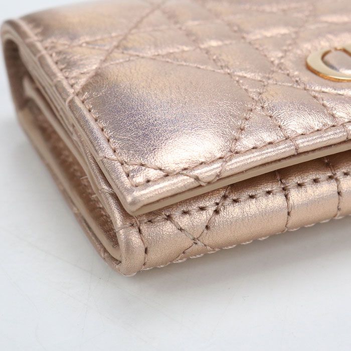 Dior Glycine Wallet Caro Bifold Lambskin