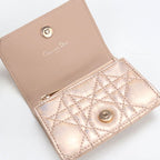 Dior Glycine Wallet Caro Bifold Lambskin