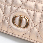 Dior Glycine Wallet Caro Bifold Lambskin