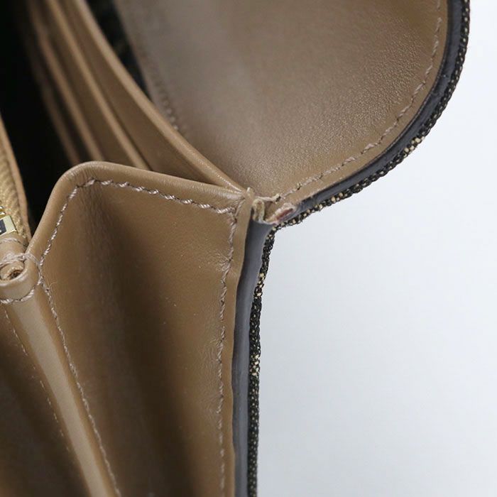 Fendi Continental Wallet Baguette Bifold Jacquard