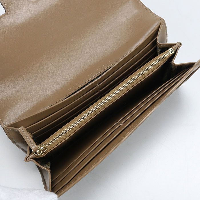 Fendi Continental Wallet Baguette Bifold Jacquard