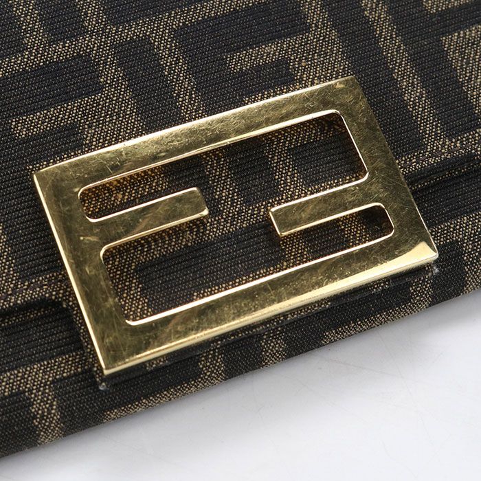 Fendi Continental Wallet Baguette Bifold Jacquard