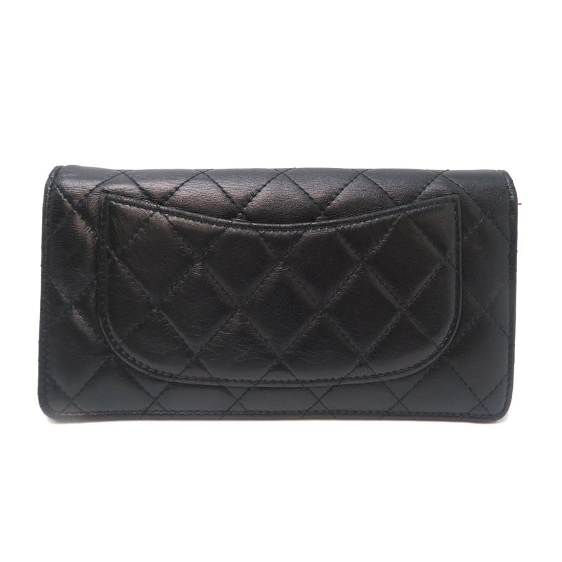Chanel Wallet Lambskin Black