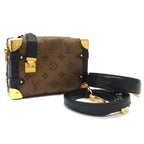 Louis Vuitton Side Trunk PM Shoulder Bag Monogram Reverse Brown