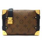 Louis Vuitton Side Trunk PM Shoulder Bag Monogram Reverse Brown