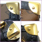 Louis Vuitton Side Trunk PM Shoulder Bag Monogram Reverse Brown