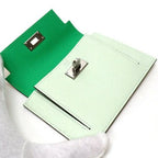 Hermes Kelly Pocket Compact Tricolor Wallet Epsom Valfiz Nata Veil Comic