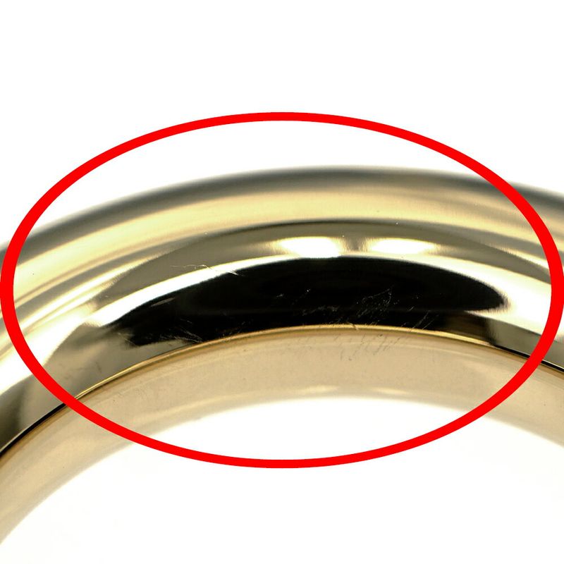 Hermes Scarf Ring Chaine D'ancre Permanent Brass Gold