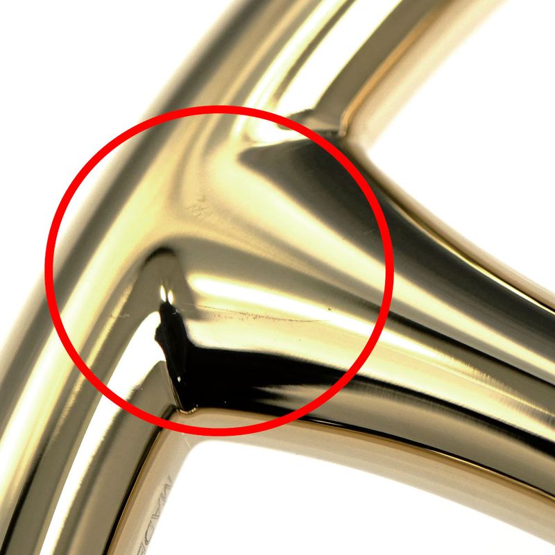 Hermes Scarf Ring Chaine D'ancre Permanent Brass Gold