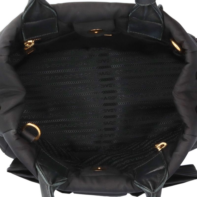 Prada Shoulder Bag Nylon Black Nero