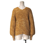 Celine Vintage Sweater 40 Hand Made Logege Cotton Knit