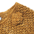 Celine Vintage Sweater 40 Hand Made Logege Cotton Knit