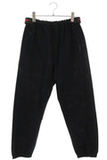 Prada Rubber Logo Waist Tape Nylon Long Pants 46