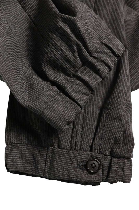 Prada Wool Trousers Striped Long Pants 44
