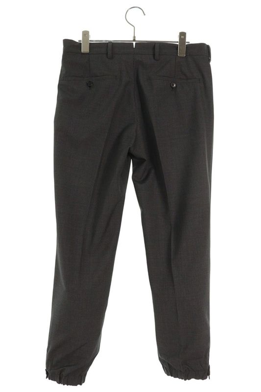 Prada Wool Trousers Striped Long Pants 44