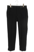 Hermes Leather Trim Wool Long Pants 38
