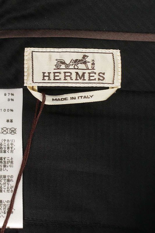 Hermes Cotton Shorts 44 Dark Gray