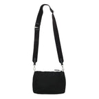 Prada Triangle Logo Plat Nylon Pouch Shoulder Bag